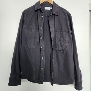 Topman Gray Cotton Button Down (Size S)